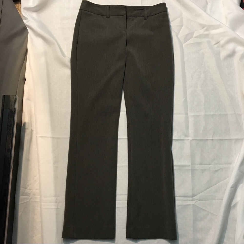 EXPRESS GRAY STRAIGHT LEG PANTS PETITE 00S